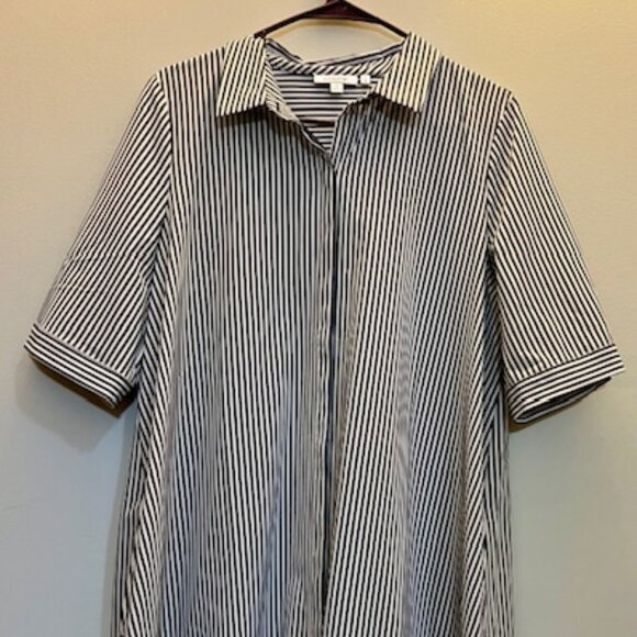 Zenergy® UPF Neema Stripe Bungee Dress, Classic Navy - Picture 1 of 9